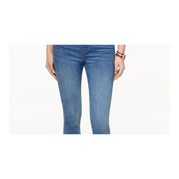Tommy Hilfiger Women's Gramercy Pull on Skinny Jeans Blue Size 6 - Picture 2 of 3